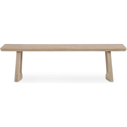 Silas Dining Bench in White Oak