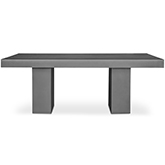 Antonius 79" Dining Table in Grey Fiber Concrete