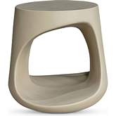 Rothko Outdoor Stool Cream Fiber Reinforced Concrete