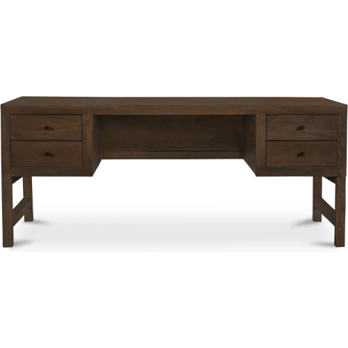Windsor Desk in Dark Brown Neem Wood
