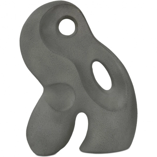 Dara Sculpture in Charcoal Gray Ecomix