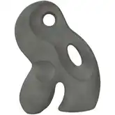 Dara Sculpture in Charcoal Gray Ecomix