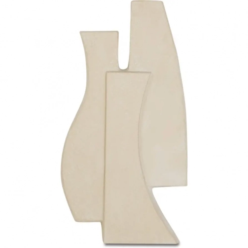 Ola Wall Sculpture in Beige Ecomix