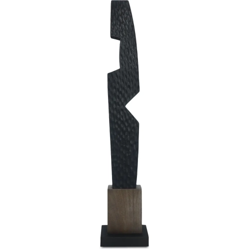 Fenn Sculpture in Black Mango Wood
