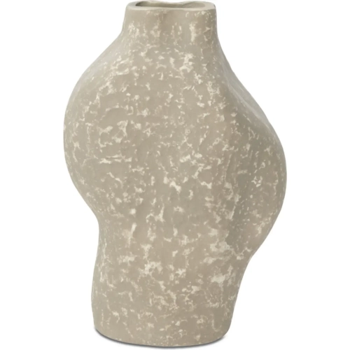 Lindi 10" Vase in Brown Ecomix