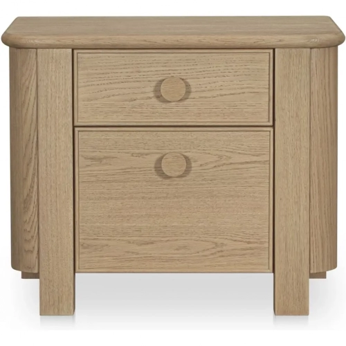 Loren 32" Nightstand in Natural Oak Wood