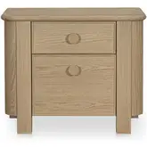 Loren 32" Nightstand in Natural Oak Wood