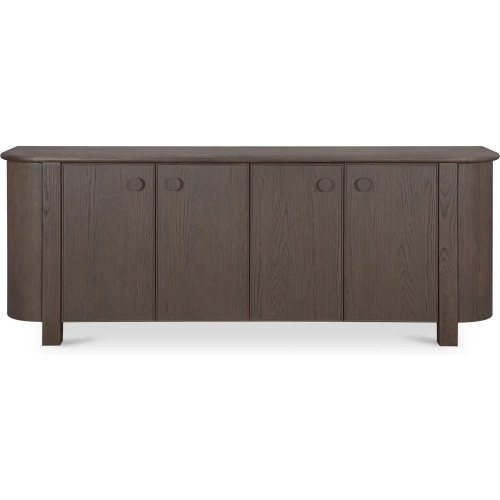 Loren Sideboard in Dark Brown Oak Wood