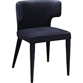 Jennaya Dining Chair in Black Fabric