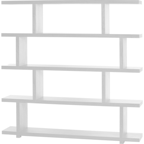 Miri 63"H Bookcase Shelving in White High Gloss Lacquer