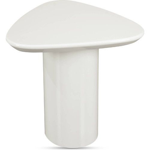 Eden Accent Side Table Ivory Lacquer