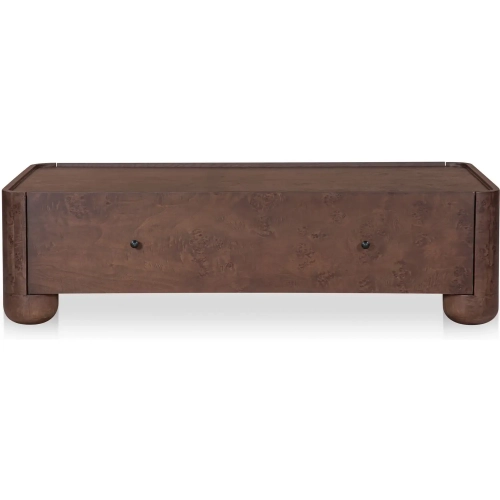 Gibson Coffee Table in Mappa Burl Veneer