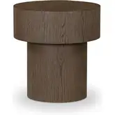 Corey Side Table in Dark Brown