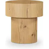 Corey Side Table in Cracked Rustic Oak