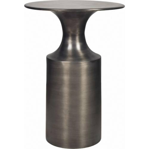 Rassa Side Table in Polished Zinc