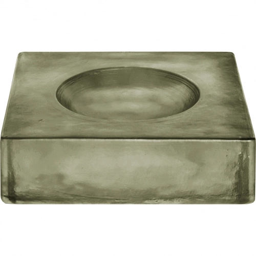 Miro Glass Catchall Table Decor in Muted Sage Green