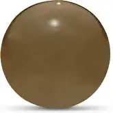 Bonn Decorative Object in Light Smoky Brown Cast Glass