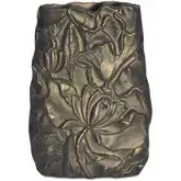 Sabine Vase in Antique Brass Cast Aluminum