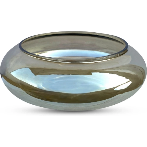 Polene Small Bowl in Smoky Brown Glass