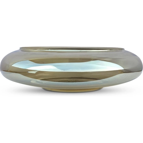 Polene Large Bowl in Smoky Brown Glass