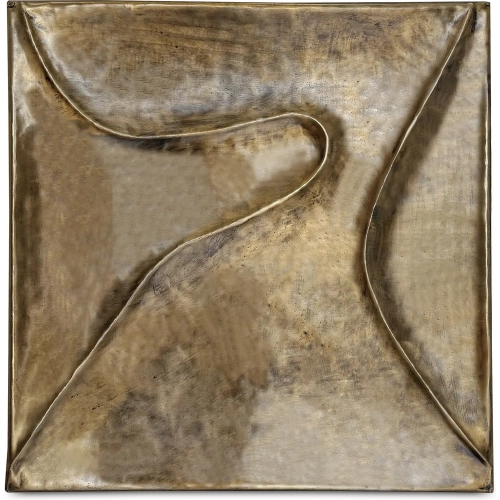 Bode Wall Sculpture in Aged Brass Finish Iron