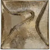 Bode Wall Sculpture in Aged Brass Finish Iron