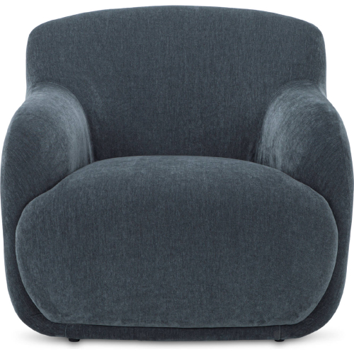 Stevie Accent Lounge Chair in Slate Blue Fabric