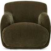 Stevie Accent Lounge Chair in Cedar Green Fabric
