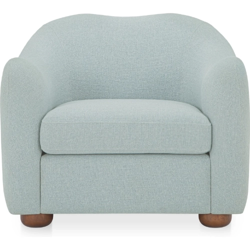 Bria Accent Chair in Light Blue Fabric