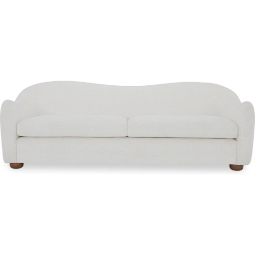 Bria Sofa in Oatmeal Off White Fabric