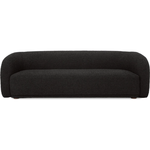 Faye Sofa in Black Boucle Fabric