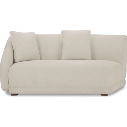 Fraser Modular Left Arm Facing Sofa Unit in Off White Fabric