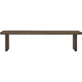 Monterey Dining Bench in Aged Brown Pine