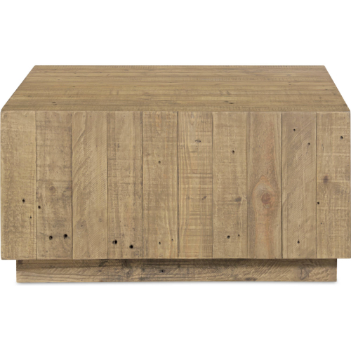 Jasper Coffee Table in Natural Finish Reclaimed Pine Wood