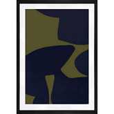 Sola 2 Abstract Framed Print in Multicolor