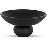 Asha Decorative Bowl in Black Terracotta