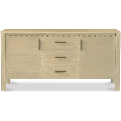 Wiley 3-Drawer Sideboard in Natural Finish Mango Wood
