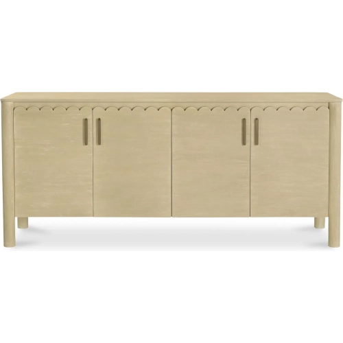 Wiley 4-Door Sideboard in Natural Finish Mango Wood