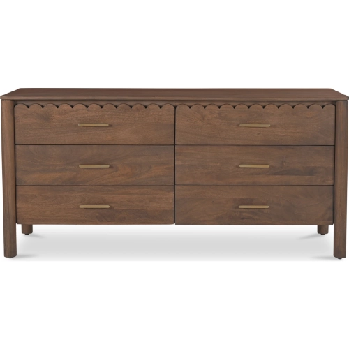 Wiley Dresser in Semi Gloss Vintage Brown Mango Wood