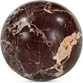 Odessa Sphere Sculpture in Red Levanto Marble