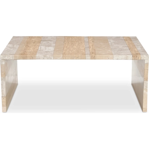 Rosa Coffee Table in Mixed Multicolor Marble