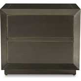 Dawson Nightstand in Deep Bronze Finish Metal