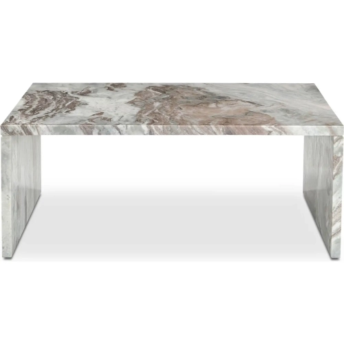 Rosa Coffee Table in Brown Torrento Marble