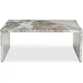 Rosa Coffee Table in Brown Torrento Marble
