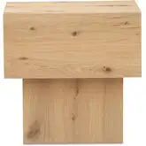 Shawn Nightstand in Natural Oak Wood