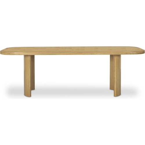Mallory 94" Dining Table in Natural Finish Wood