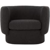 Koba Chair in Maya Black Fabric