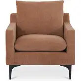 Paris Accent Armchair in Heritage Pink Fabric & Steel