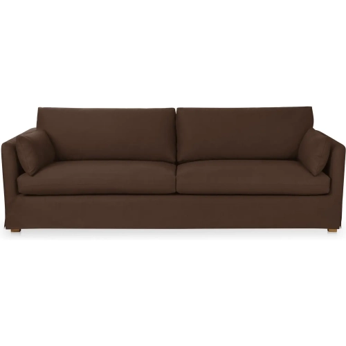 Shea Sofa in Dark Brown Fabric