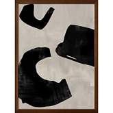 Wells 2 Framed Painting in Multicolor on Canvas